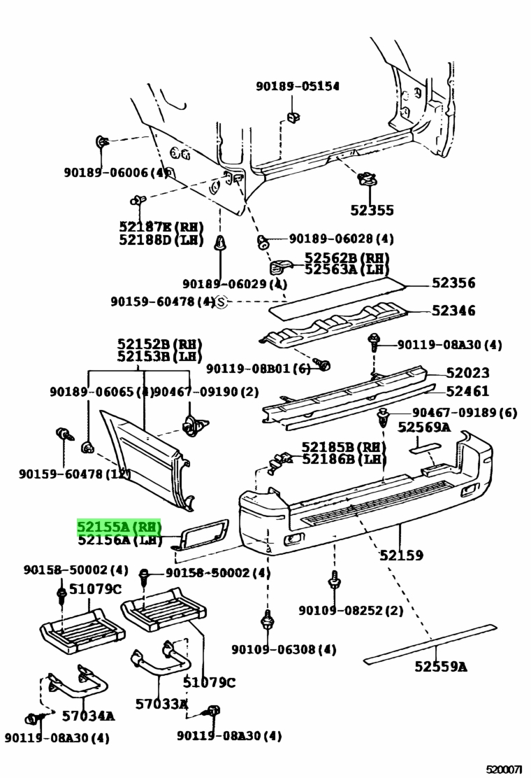 52129 60020 toyota